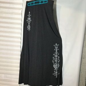 Soul flower maxi skirt